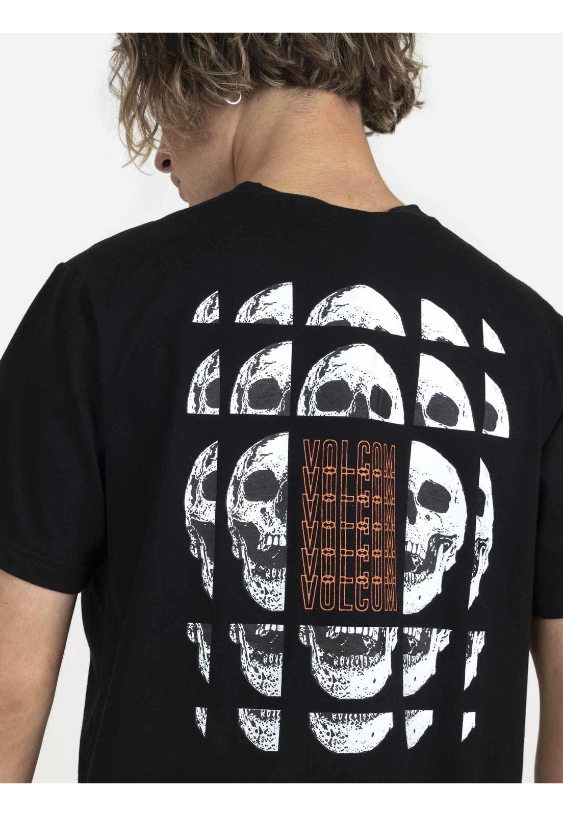 Polera M/C Básica Hombre 7P102-MV22 Negro Volcom-2