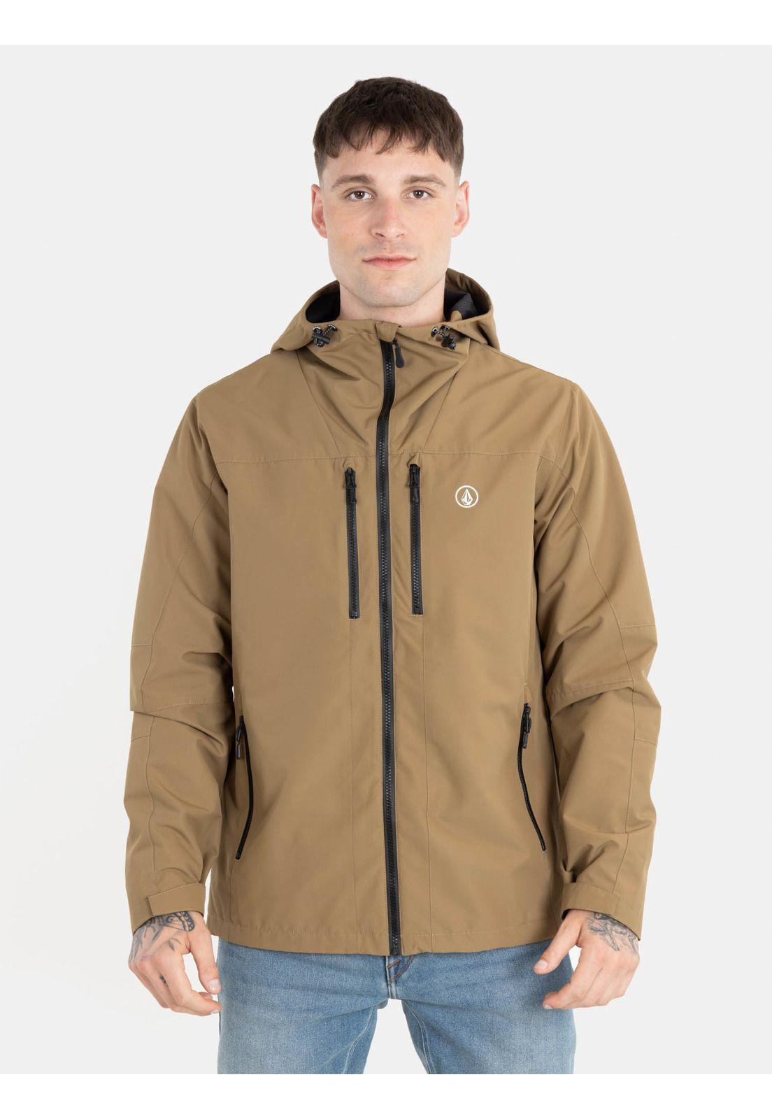 Cortaviento Windbreaker Canesu Café Hombre Volcom-0