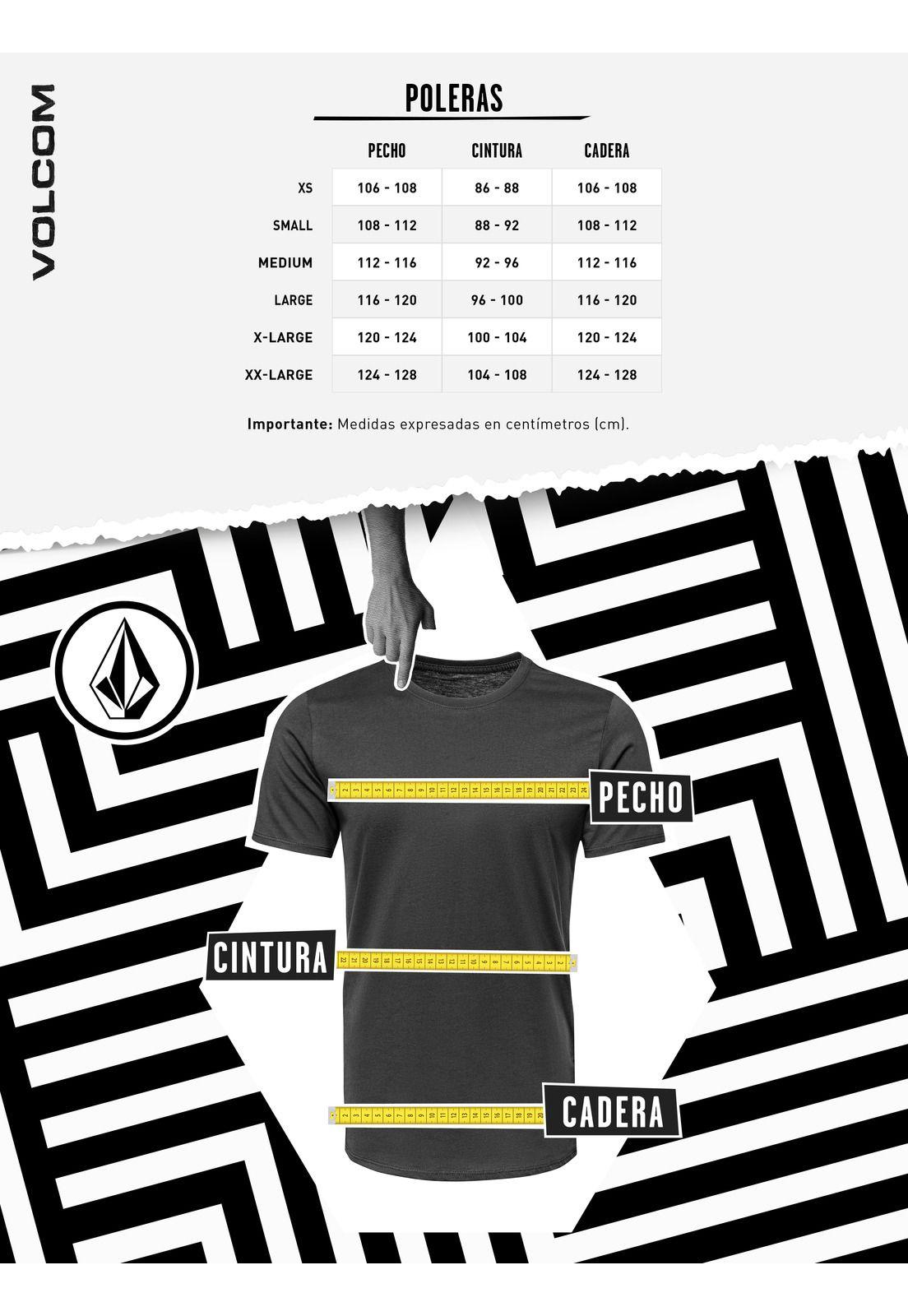 Polera MC Deep Trance Azul Hombre Volcom-4