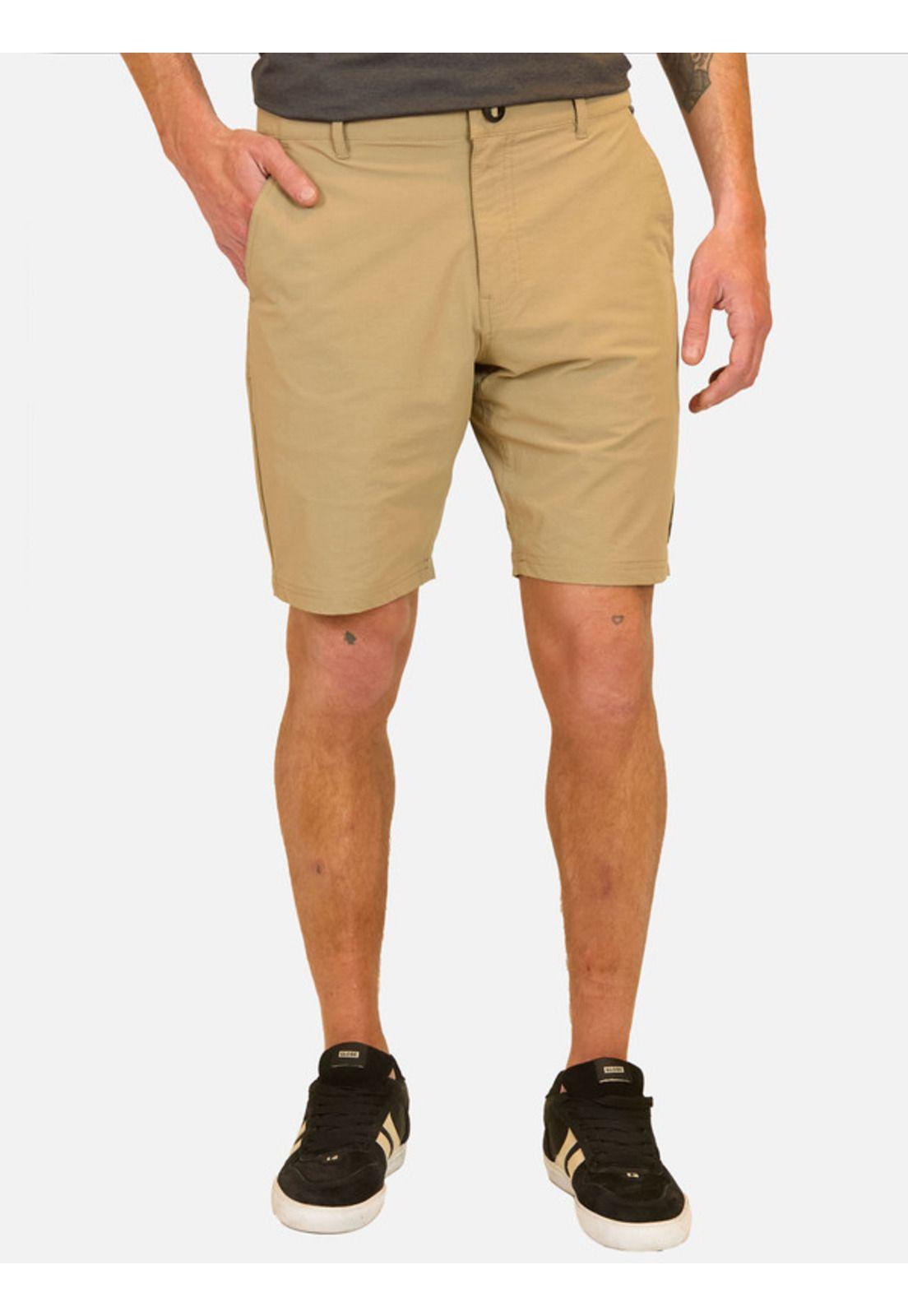 Bermuda Volcom Hybrid Ripstop Khaki Hombre Volcom-0