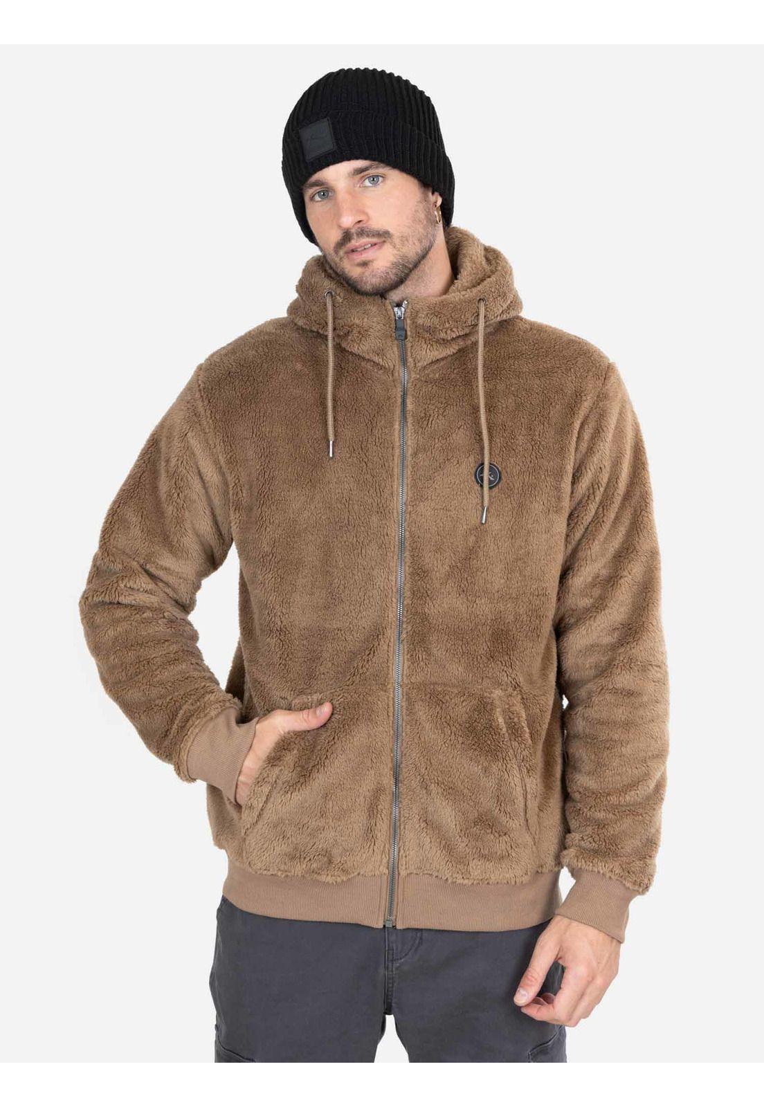 Poleron Crux Khaki Hombre Rusty-0