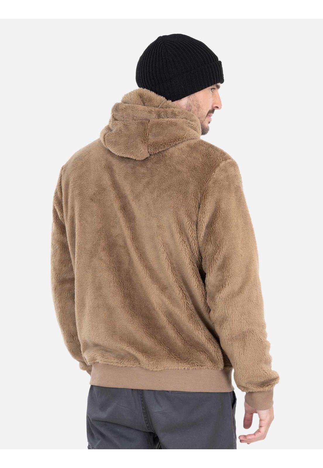 Poleron Crux Khaki Hombre Rusty-1