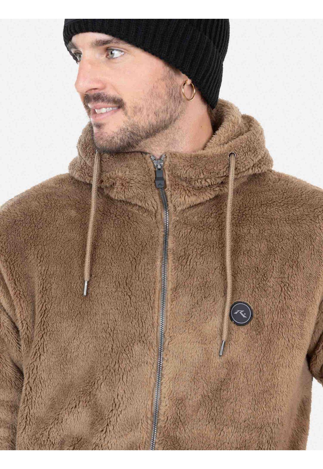 Poleron Crux Khaki Hombre Rusty-2