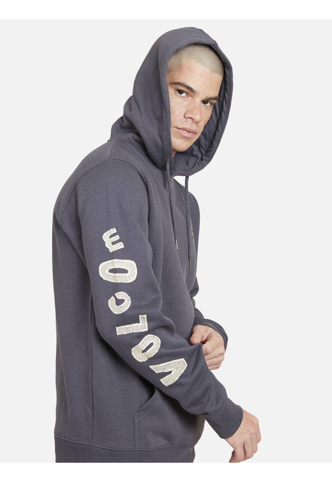 Poleron VLCM CREW Hombre Gris Volcom-3