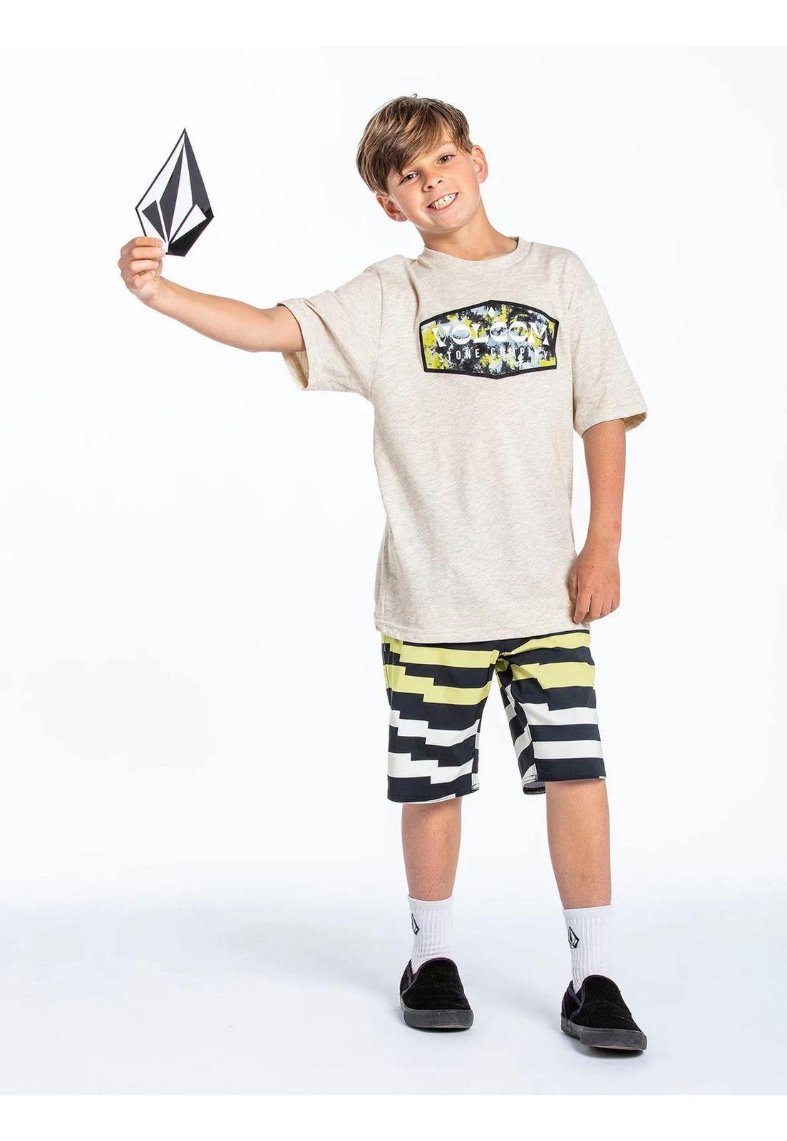 Traje de Baño JUXT QUARTA MOD Juvenil Negro Volcom-2