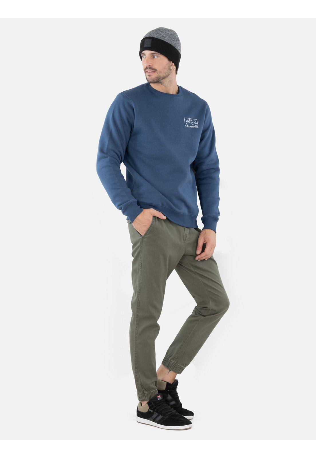 Poleron Vault Denim Hombre Rusty-3
