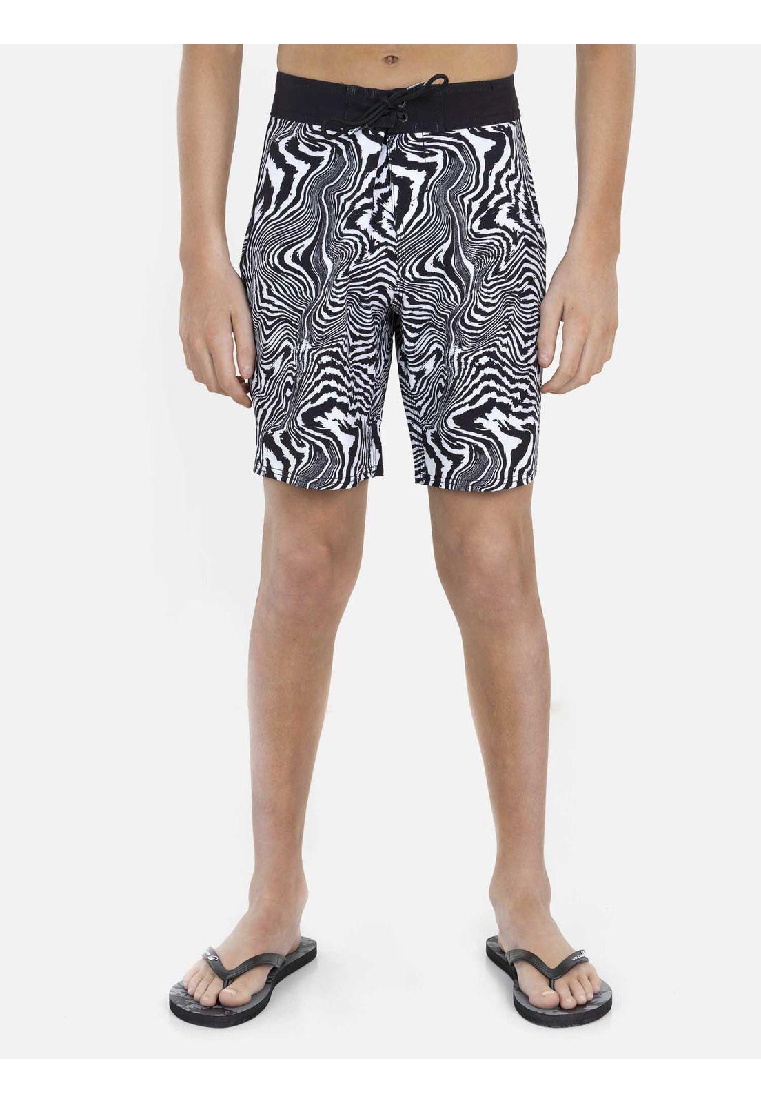 Traje de Baño ZEBRA DISTORT TRUNKS Juvenil Multicolor Volcom-0
