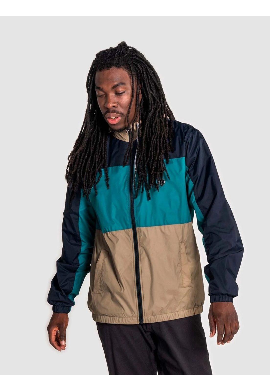 Cortaviento ERMONT JACKET Hombre Azul Volcom-0