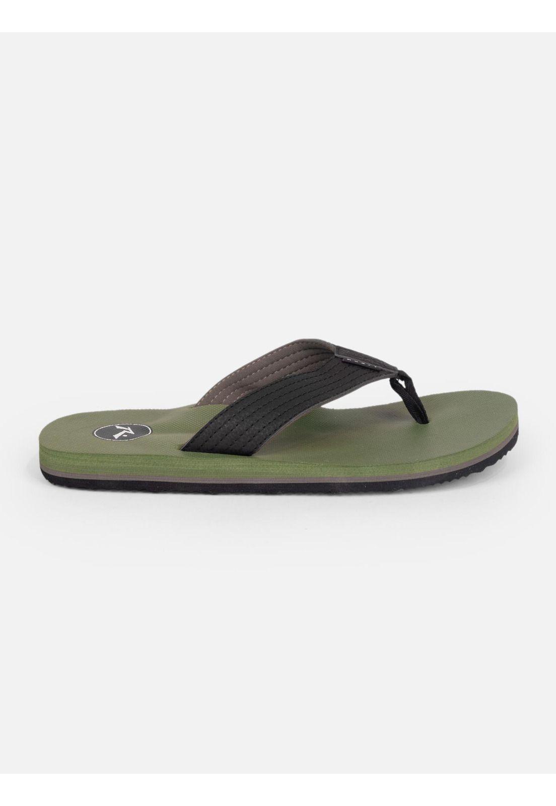 Sandalias Flowline Verde Hombre Rusty-1