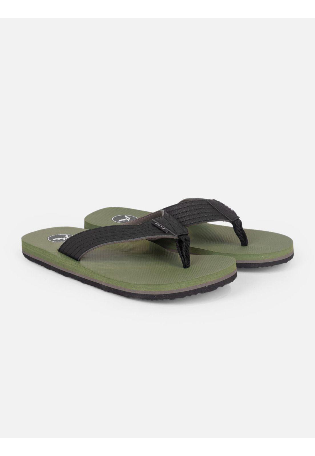 Sandalias Flowline Verde Hombre Rusty-2