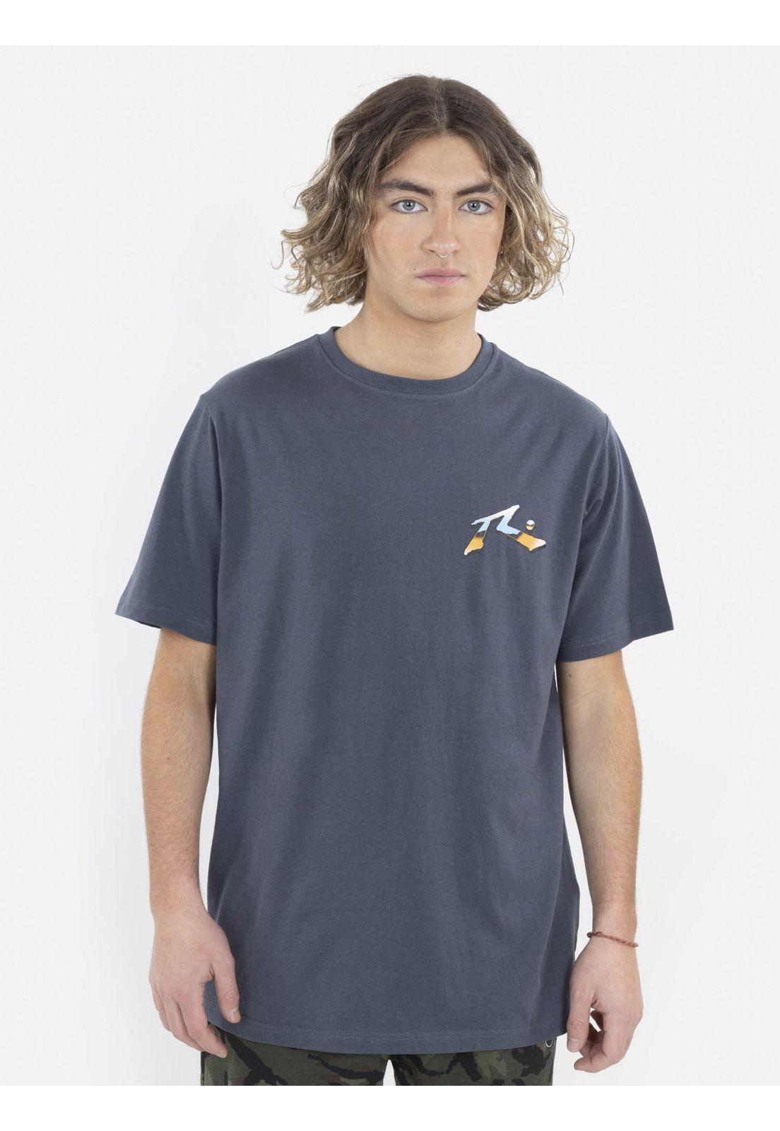 Polera Rusty theory SS tee Hombre Gris Rusty-0