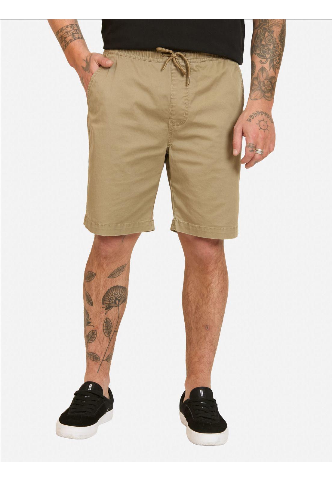 Bermuda Jogger Freeze Café Hombre Rusty-0