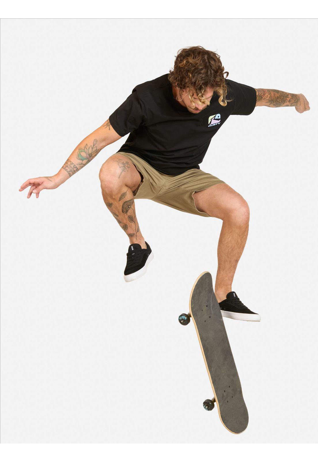 Bermuda Jogger Freeze Café Hombre Rusty-3