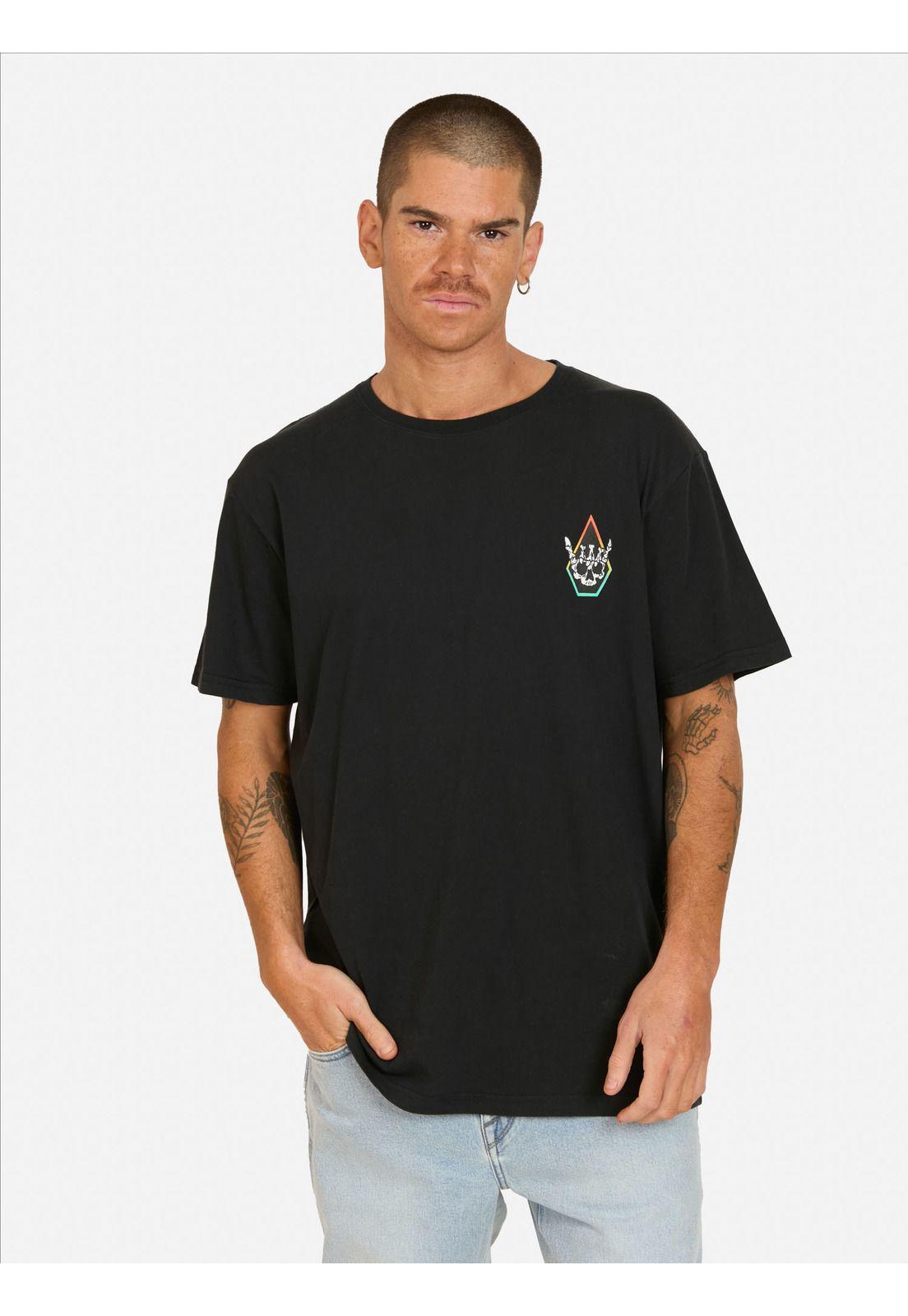 Polera MC Hangz Negro Hombre Volcom-0
