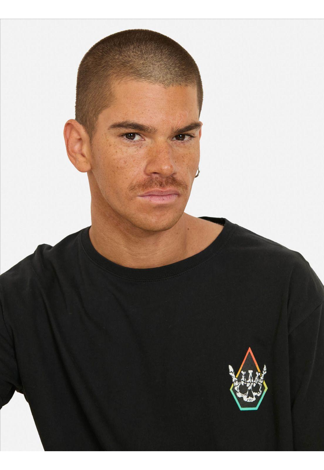 Polera MC Hangz Negro Hombre Volcom-2