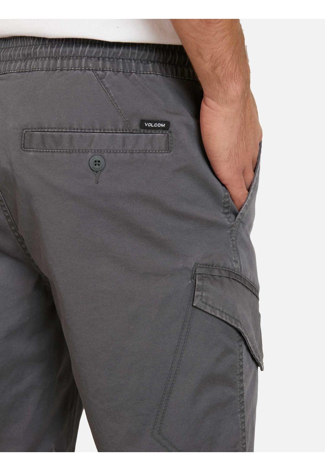 Bermuda Jogger Frame Gris Hombre Volcom-2