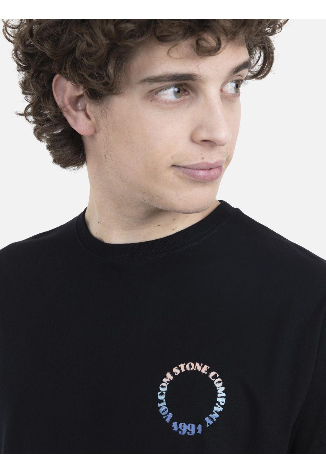 Polera M/C Básica Hombre 7P119-MV22 Negro Volcom-2