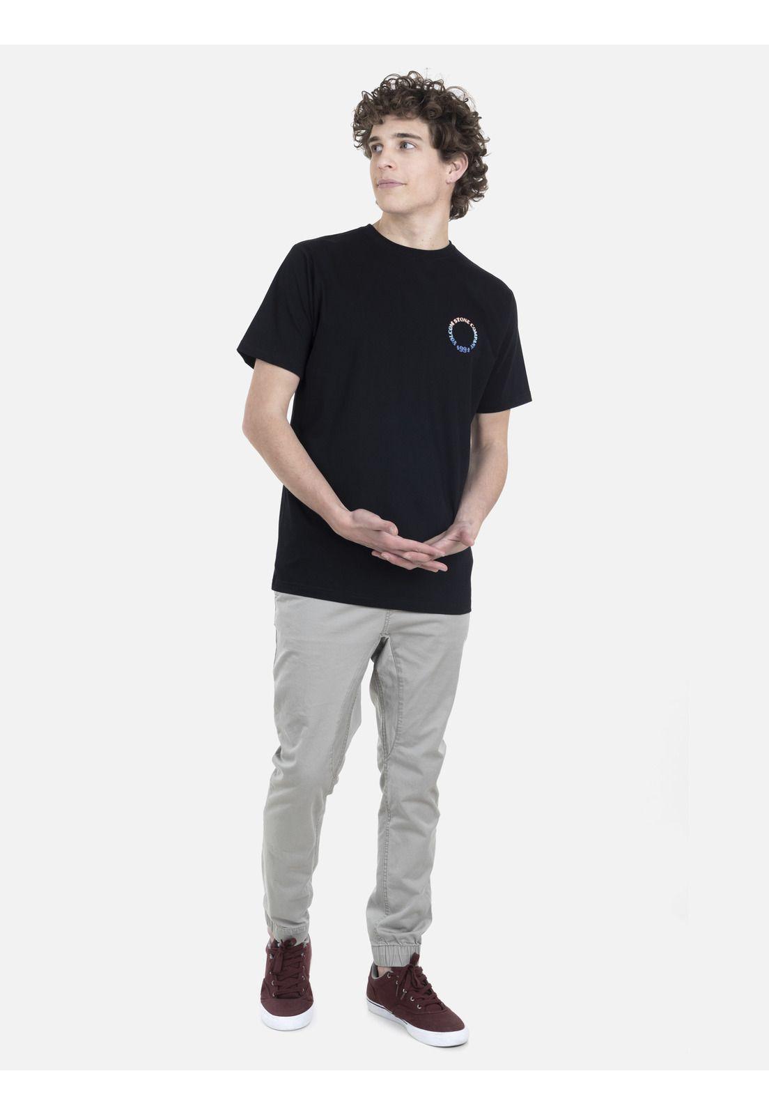 Polera M/C Básica Hombre 7P119-MV22 Negro Volcom-3