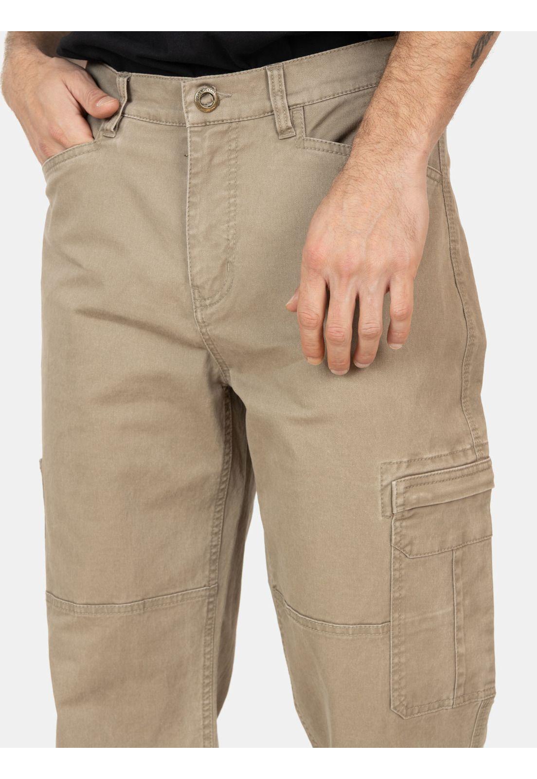 Pantalon Clasico Swell Café Hombre Volcom-2