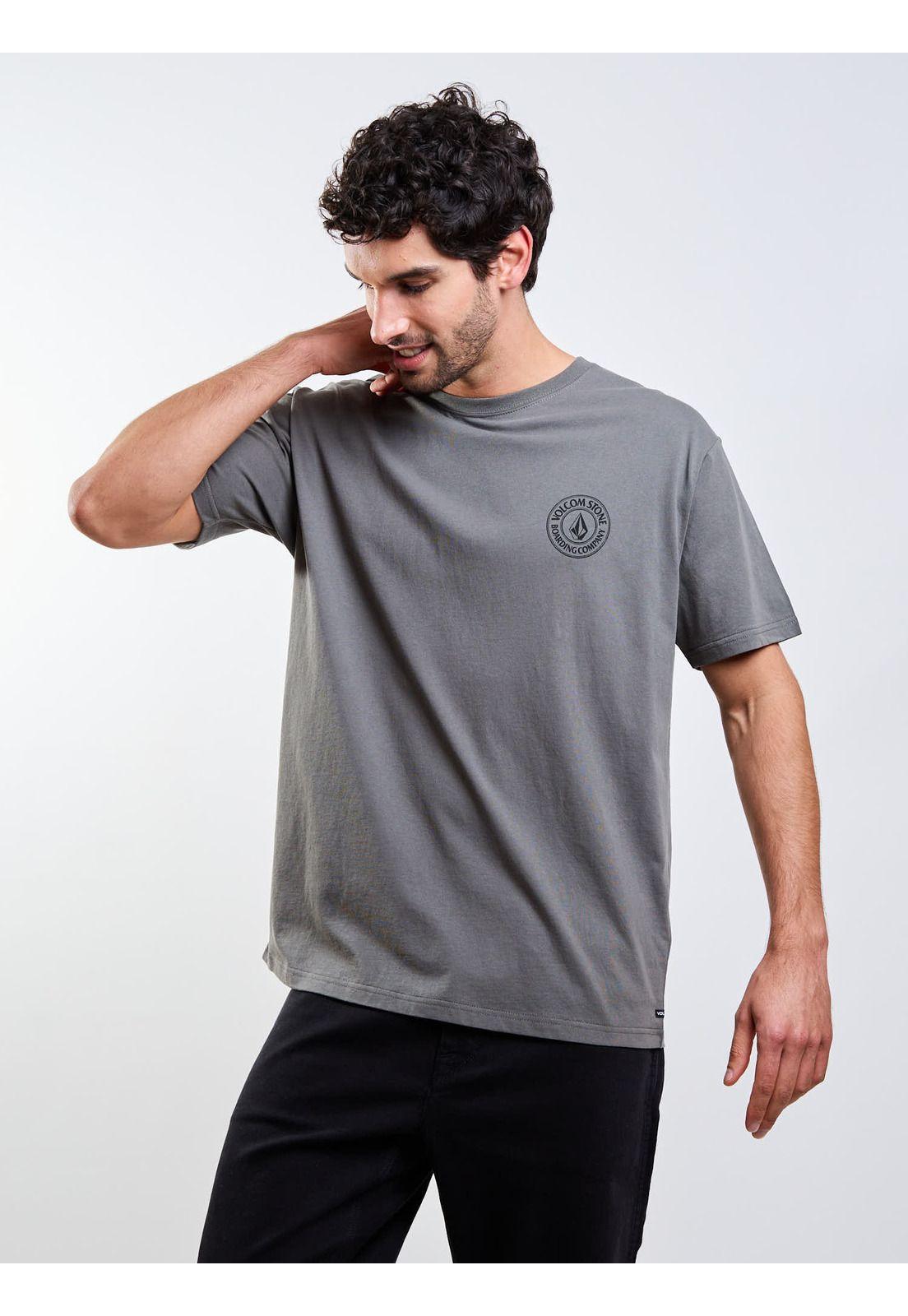 Polera MC Drain You Verde Hombre Volcom-4