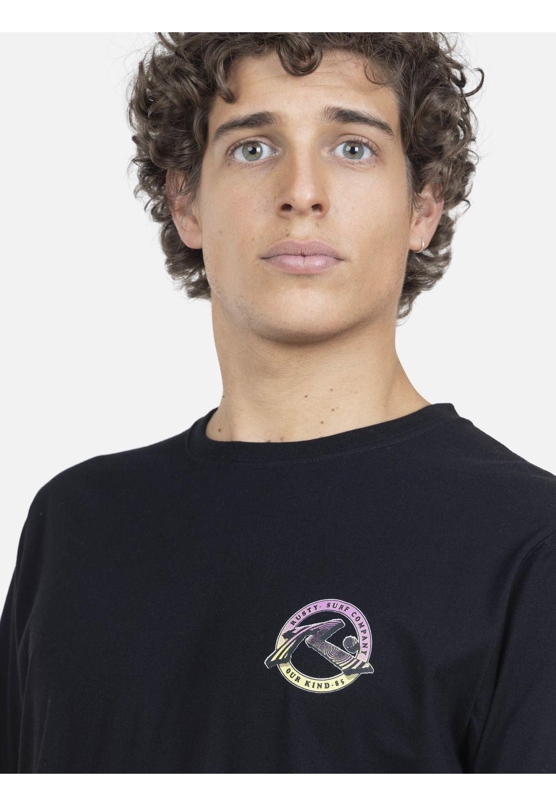 Polera Hombre 7P242-MV22 Negro Rusty-2