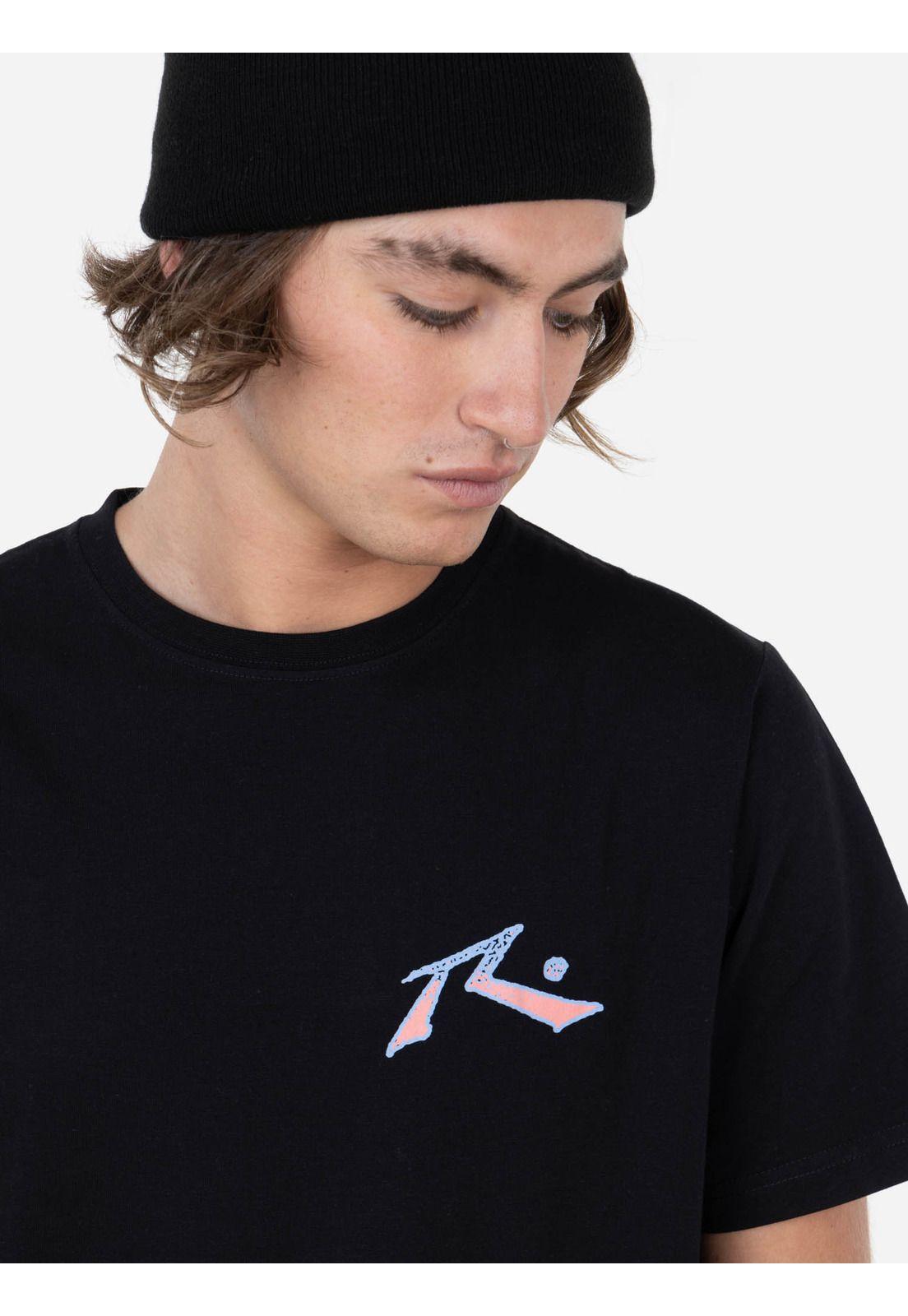 Polera THE SURF 85 SS TEE Hombre Negro Rusty-4