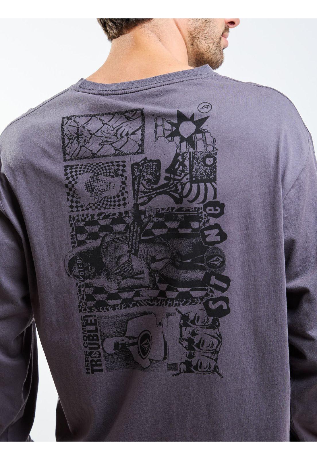 Polera ML Povj Gris Hombre Volcom-3