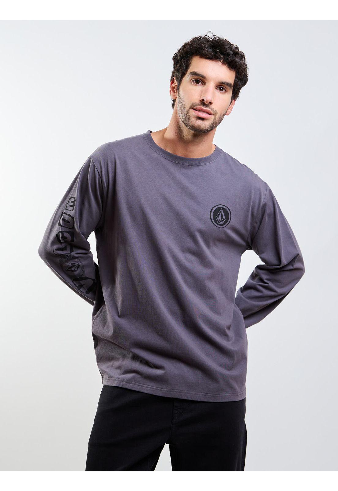 Polera ML Povj Gris Hombre Volcom-4