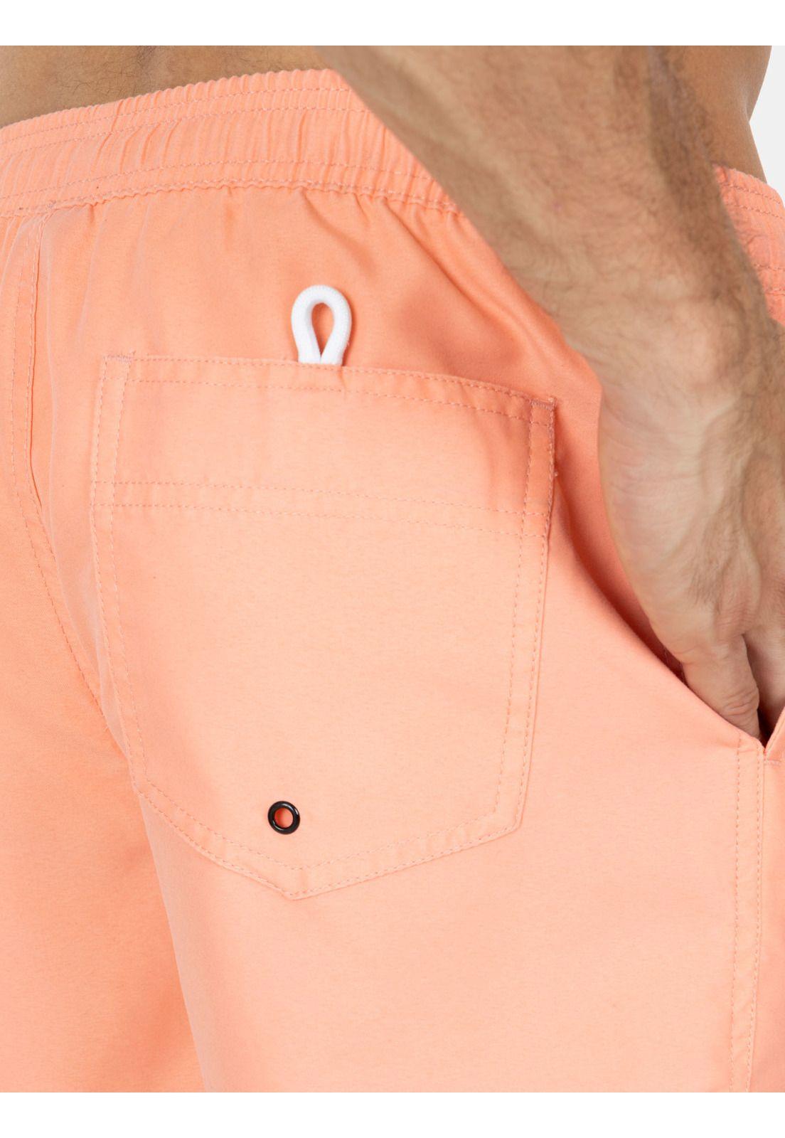 Traje De Baño Microfibra Inked Naranja Hombre Rusty-2