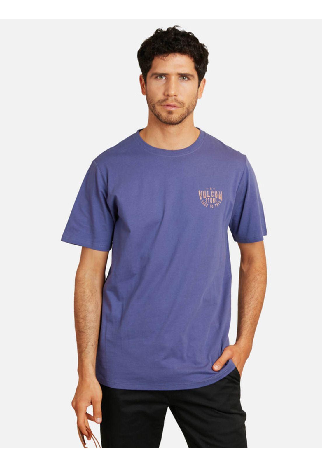 Polera Stone True To This Sst Morado Hombre Volcom-0