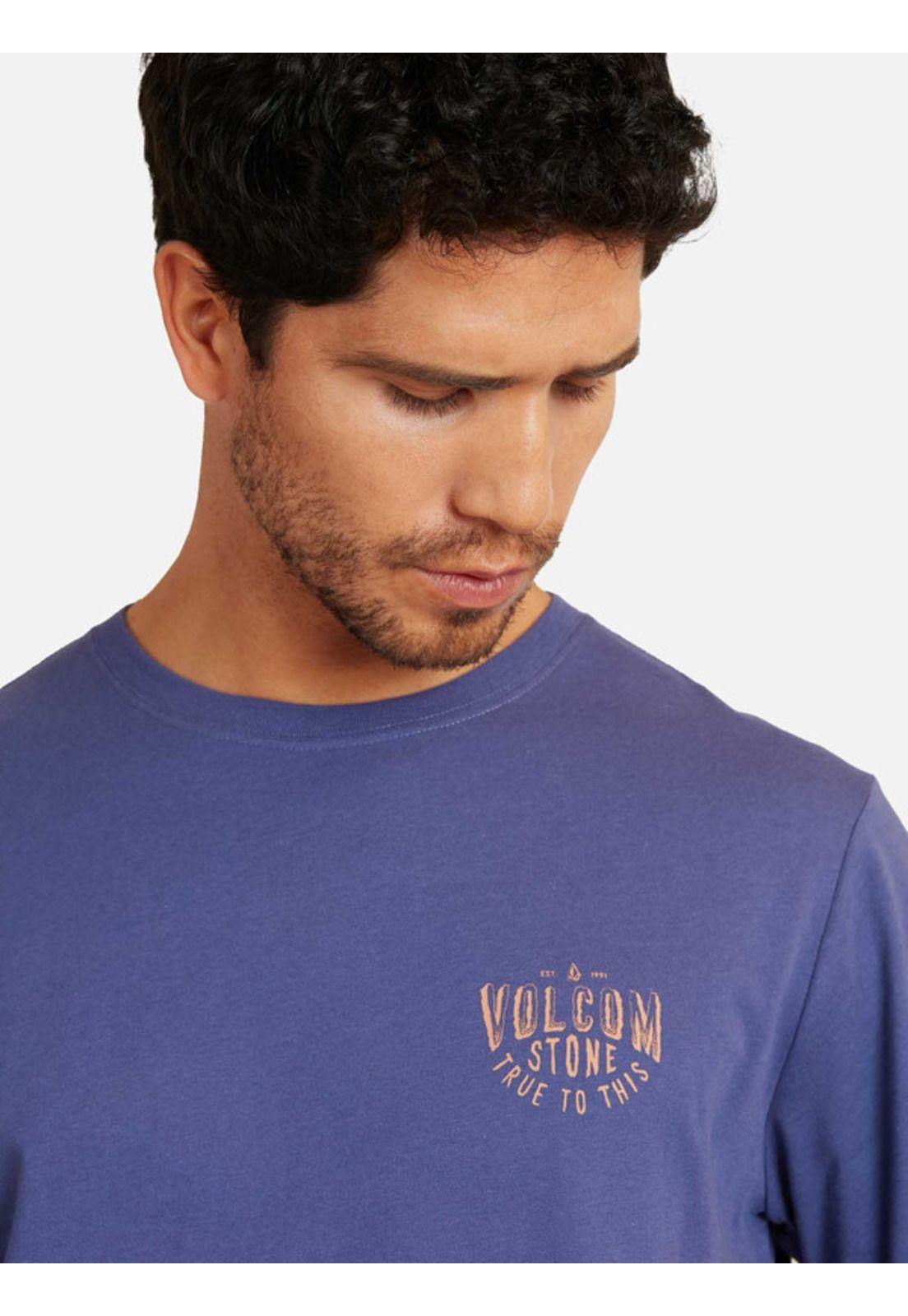 Polera Stone True To This Sst Morado Hombre Volcom-3