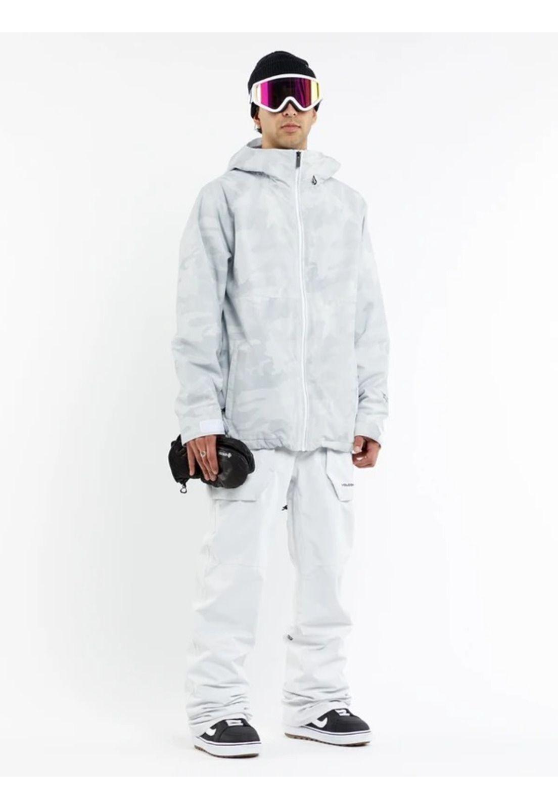 Parka Snow Glacial Ins Jacket Blanco Hombre Volcom-4