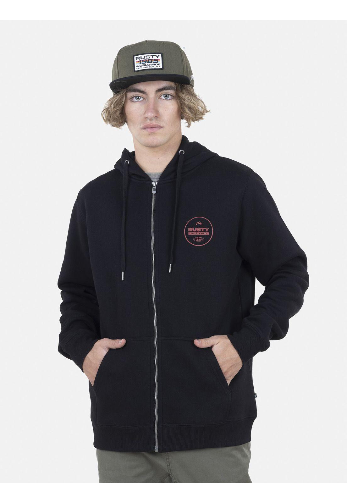 Poleron Hombre WW KIND Negro Rusty-0