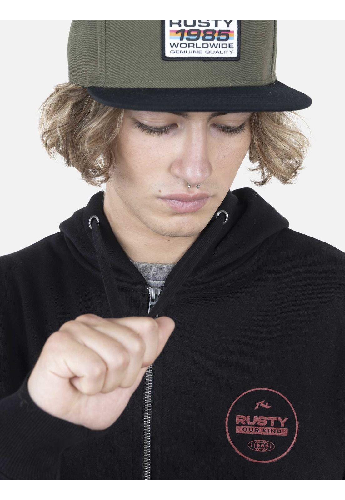 Poleron Hombre WW KIND Negro Rusty-2