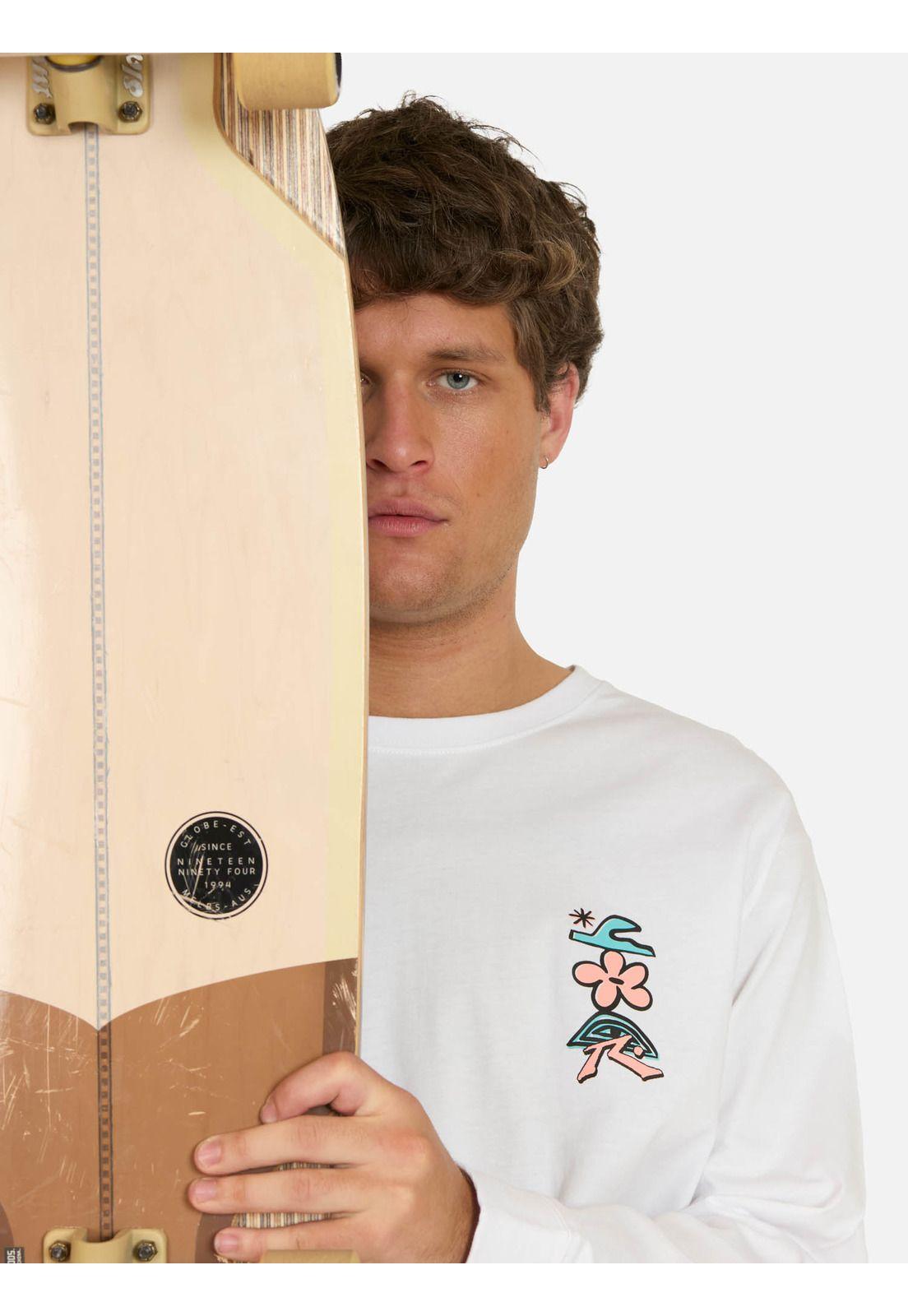 Polera ML Clic Blanco Hombre Rusty-2