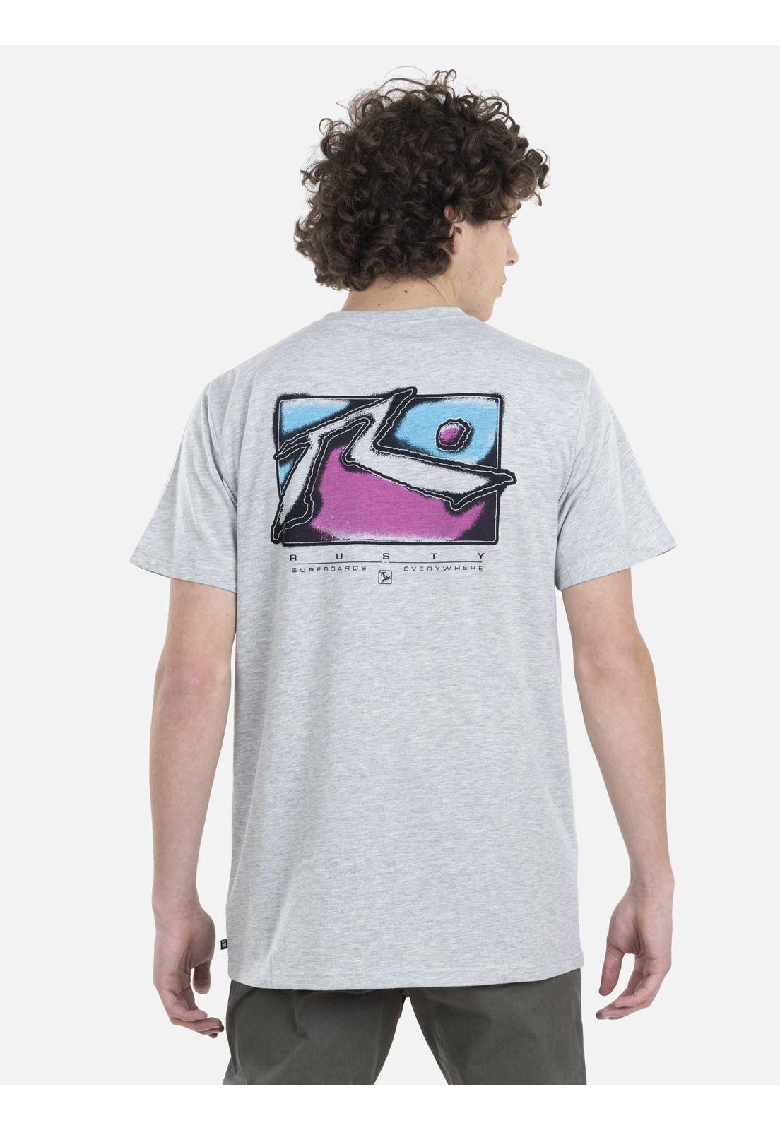 Polera Hombre AZTEK S/S TEE Gris Rusty-1