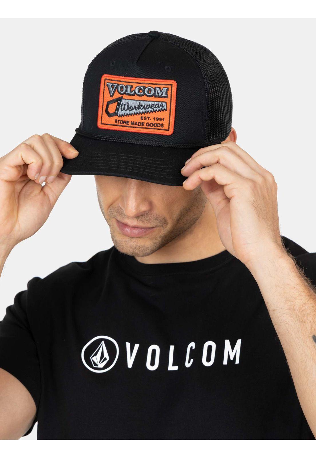 Polera MC Header Negro Hombre Volcom-2