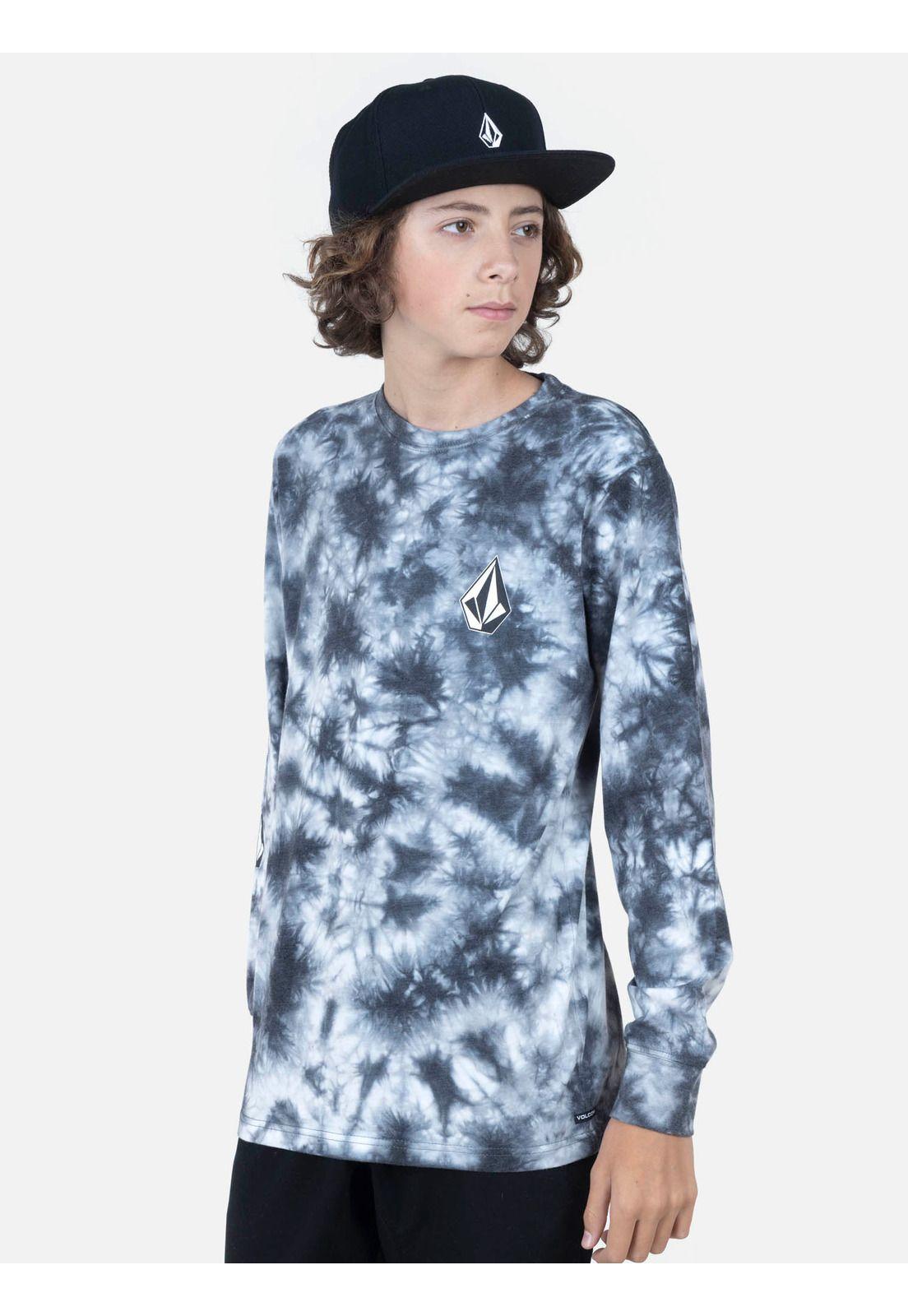 Polera Juvenil ICONIC JR L/S TEE Multicolor Volcom-0