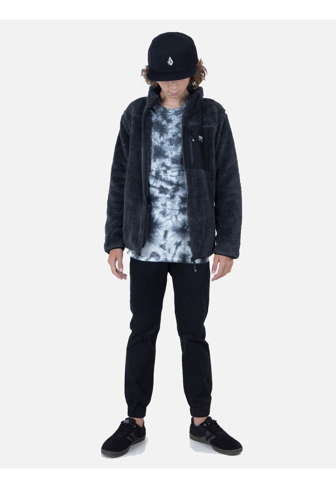 Polera Juvenil ICONIC JR L/S TEE Multicolor Volcom-3