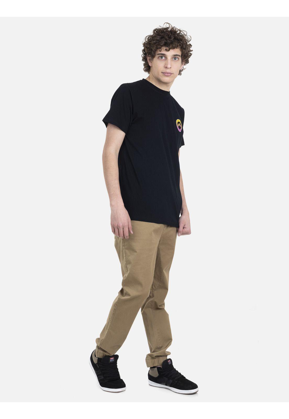 Polera Hombre SUPPLY CO S/S TEE Negro Rusty-3
