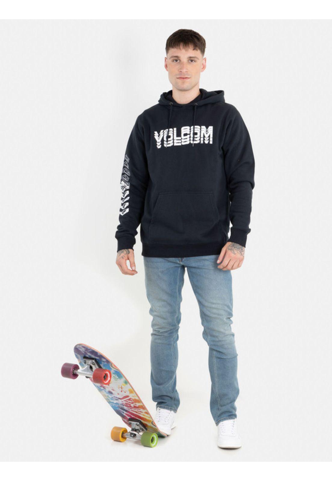 Poleron Cement Heather Screw Hombre Volcom-3