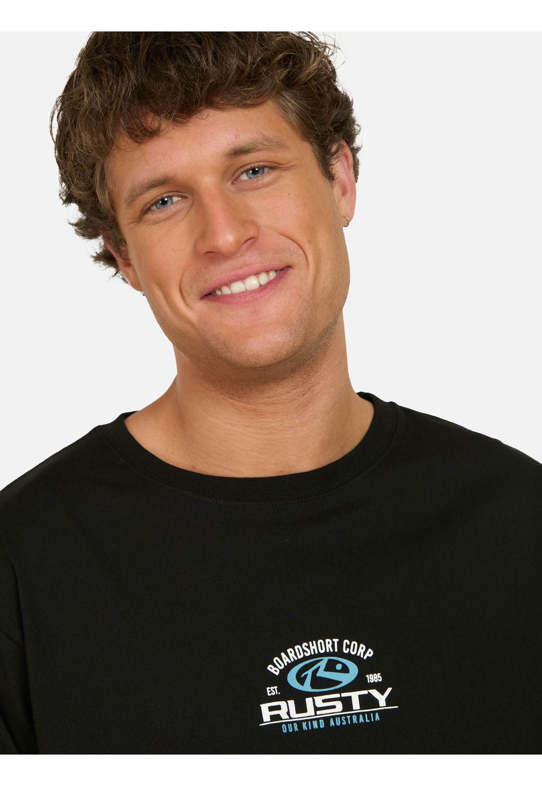 Polera ML Chopo Negro Hombre Rusty-2