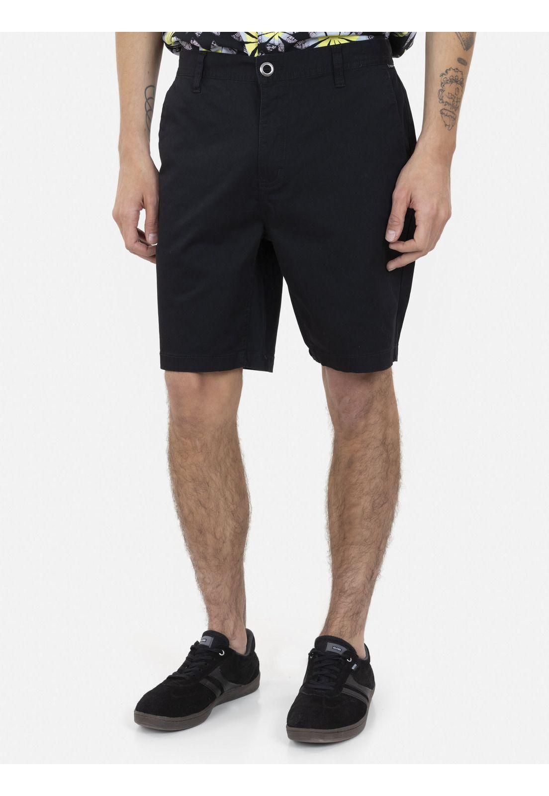 Bermuda 7B412 Hombre Negro Volcom-0