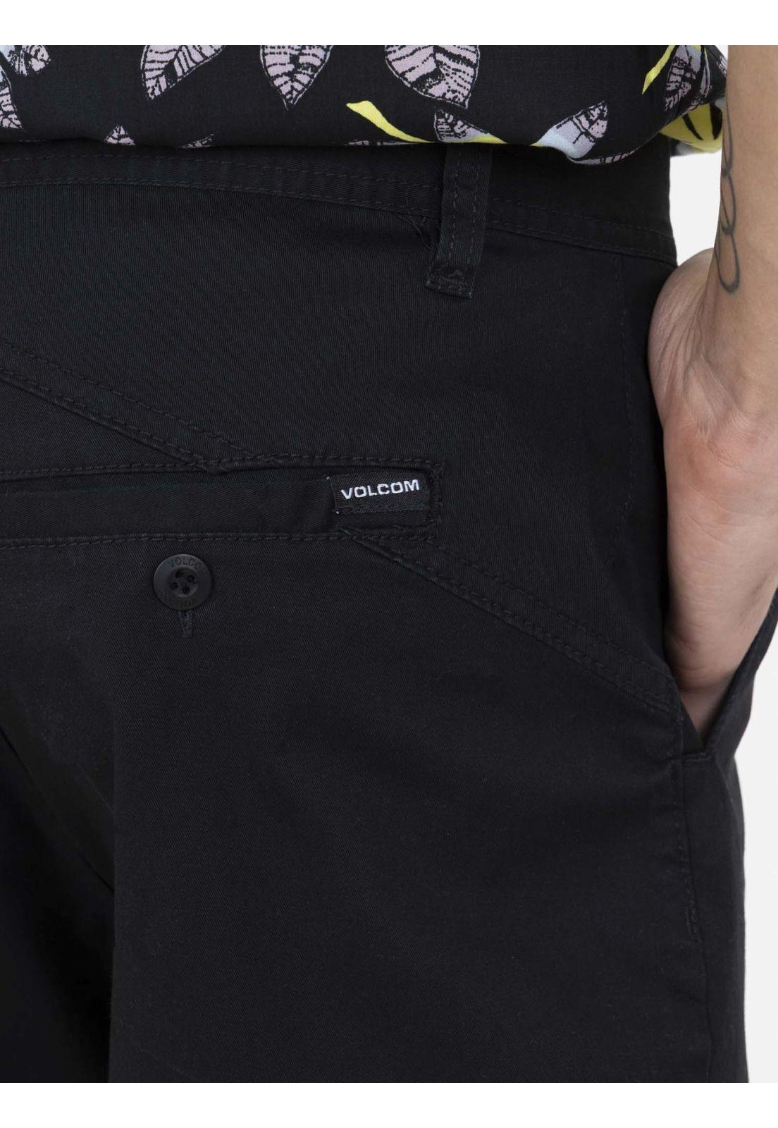 Bermuda 7B412 Hombre Negro Volcom-2