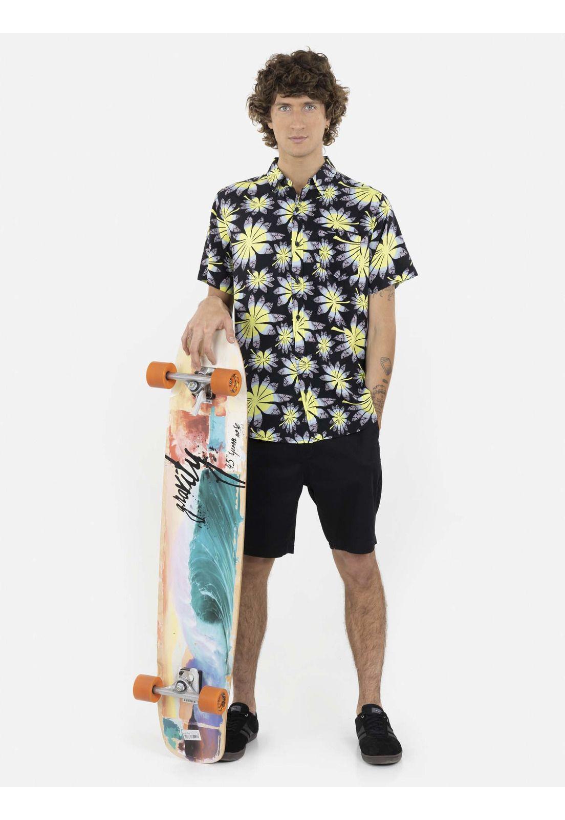 Bermuda 7B412 Hombre Negro Volcom-3