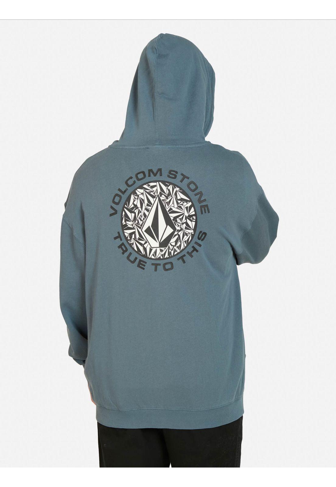 Poleron FZ Snap Azul Hombre Volcom-1