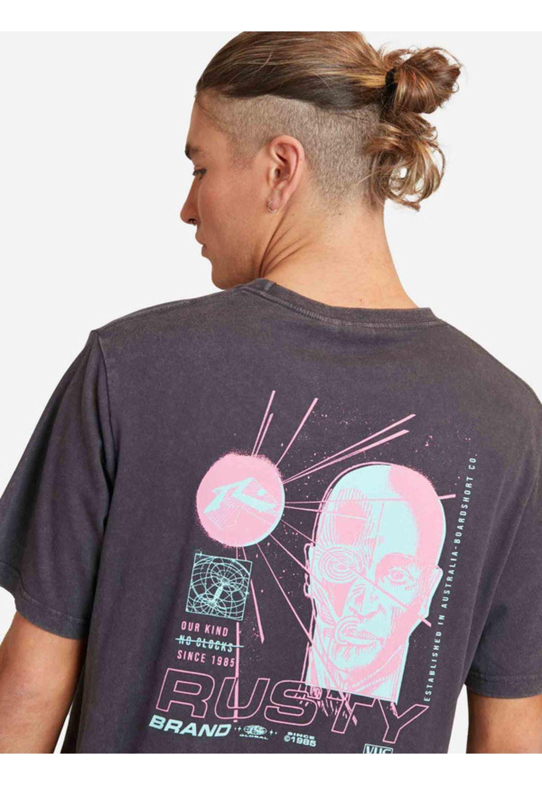 Polera Neo Giant Rusty Sst Gris oscuro Hombre Rusty-3
