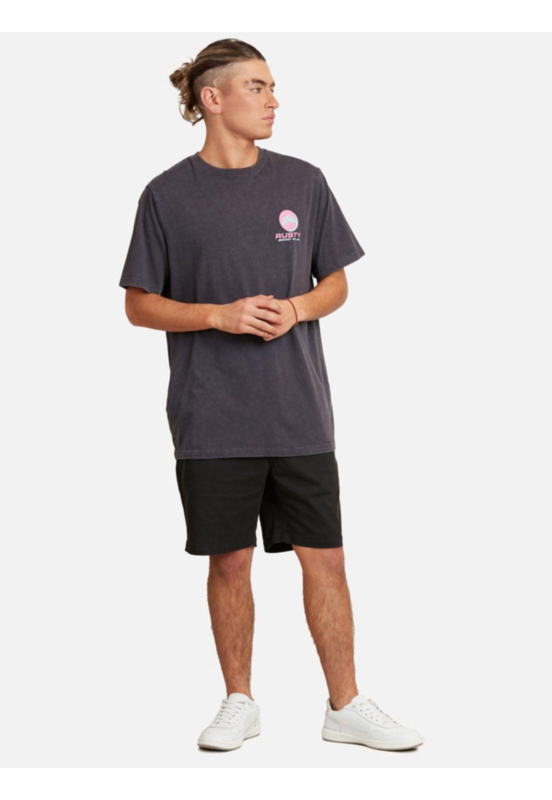 Polera Neo Giant Rusty Sst Gris oscuro Hombre Rusty-4