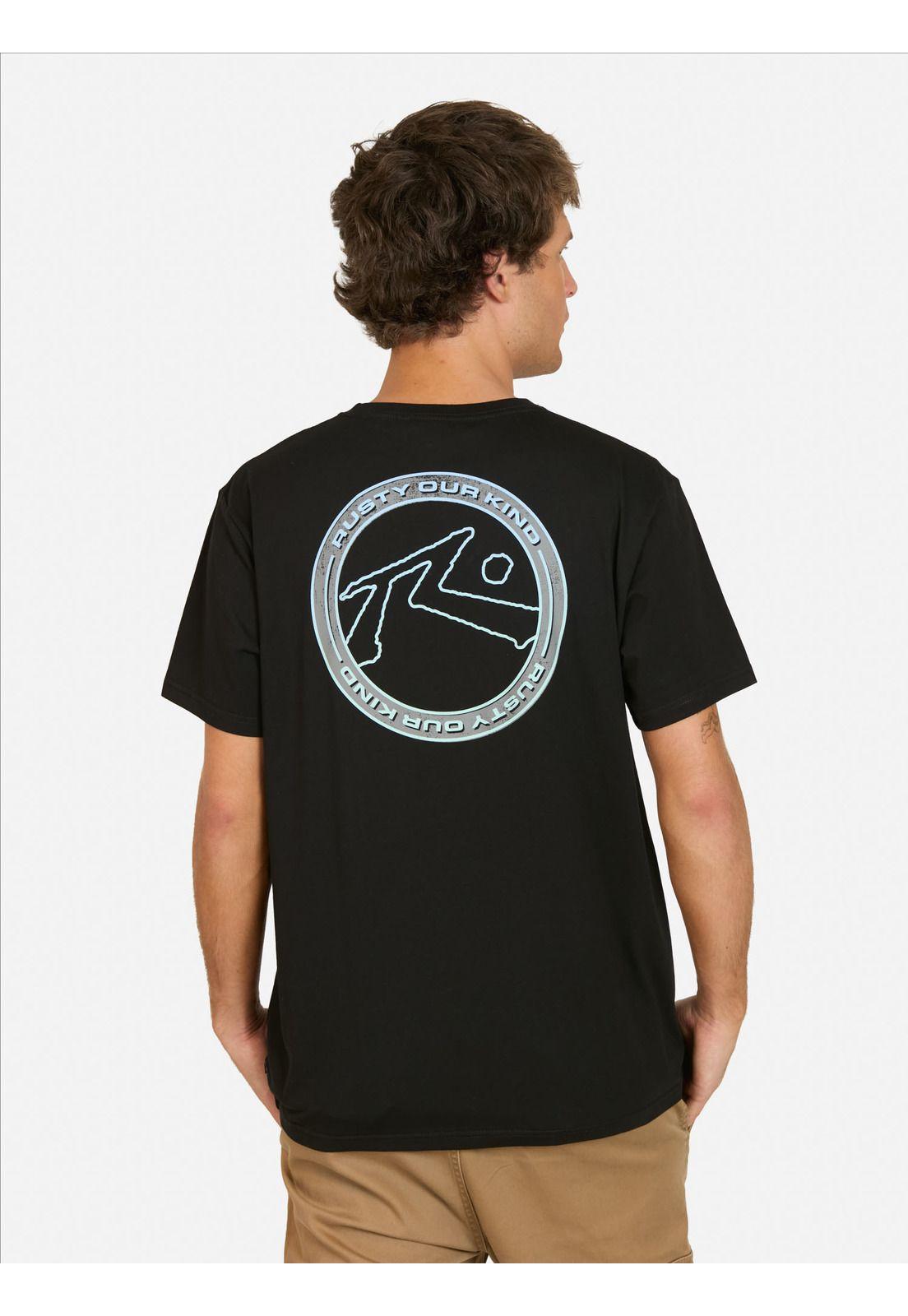 Polera MC Crash Negro Hombre Rusty-0