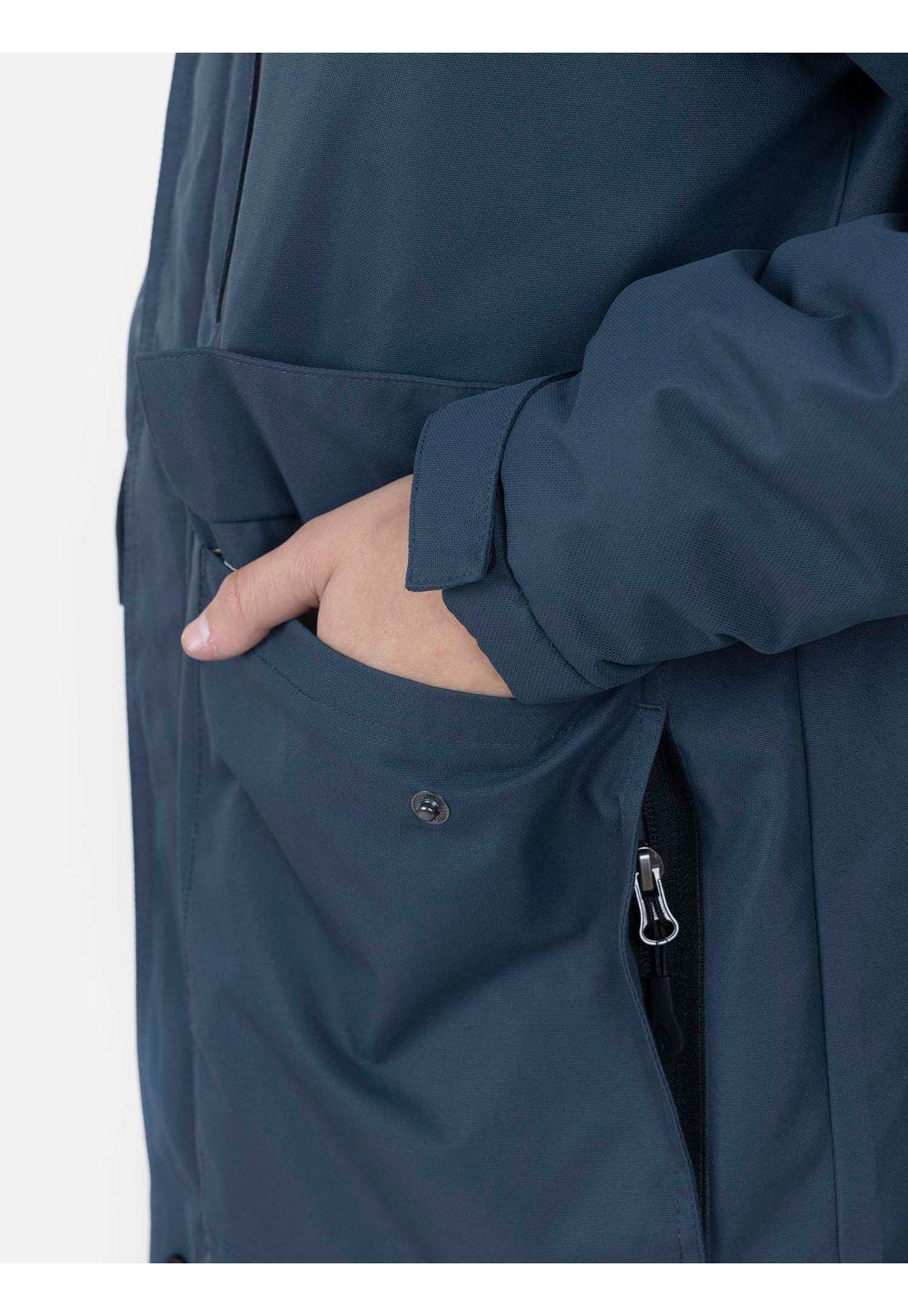 Jacket Military Coat Juvenil Azul Volcom-4